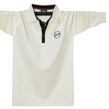 New Men's Polo Shirt Men's Leisure Embroidery Cotton