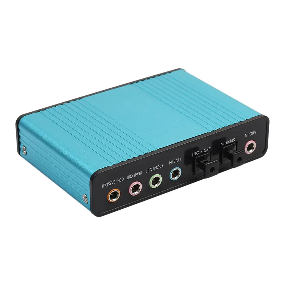 Professional USB Sound Card 6 Channel 5.1 Optical