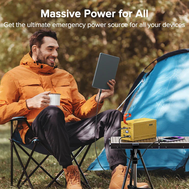 QOOVI 60000mAh Power Bank 22.5W PD QC 3.0