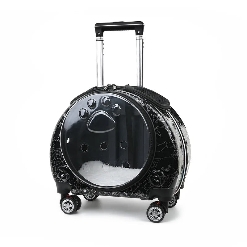 Pet Dog Cat Trolley Suitcase Luggage with Wheels