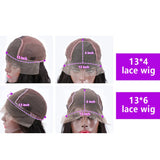 40 Inch 13x4 HD Frontal Wig Transparent 13X6