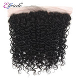 Elfriede Natural Black Water Wave Bundles with Frontal