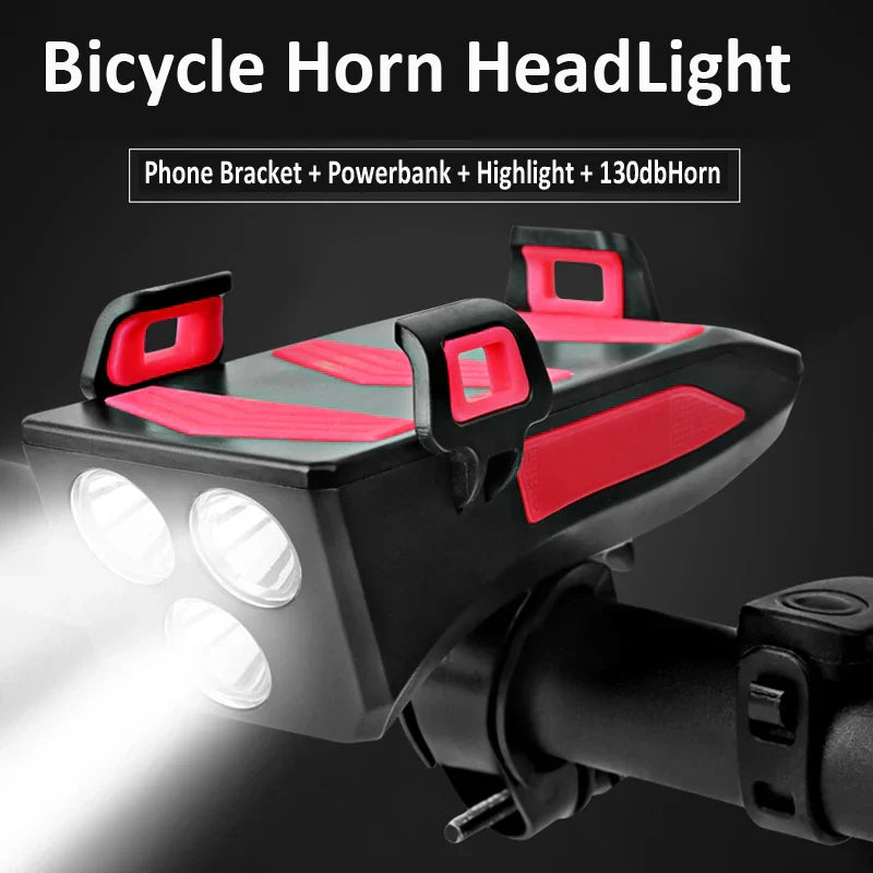 Bicycle Lights 4 in 1 USB Charging LED