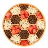 Pet honeycomb slow food bowl dog choking bowl