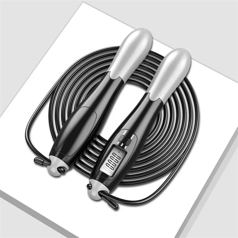 Counting Jump Rope Ball Steel Jumping Fitness PVC