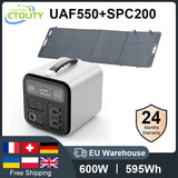 600W Lifepo4 Portable Power Station 595Wh (Peak 1100W)