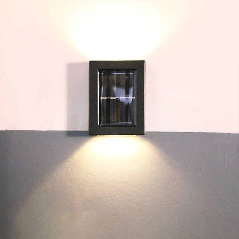 LED Solar Light Wall Mounted Lamp Waterproof Porch