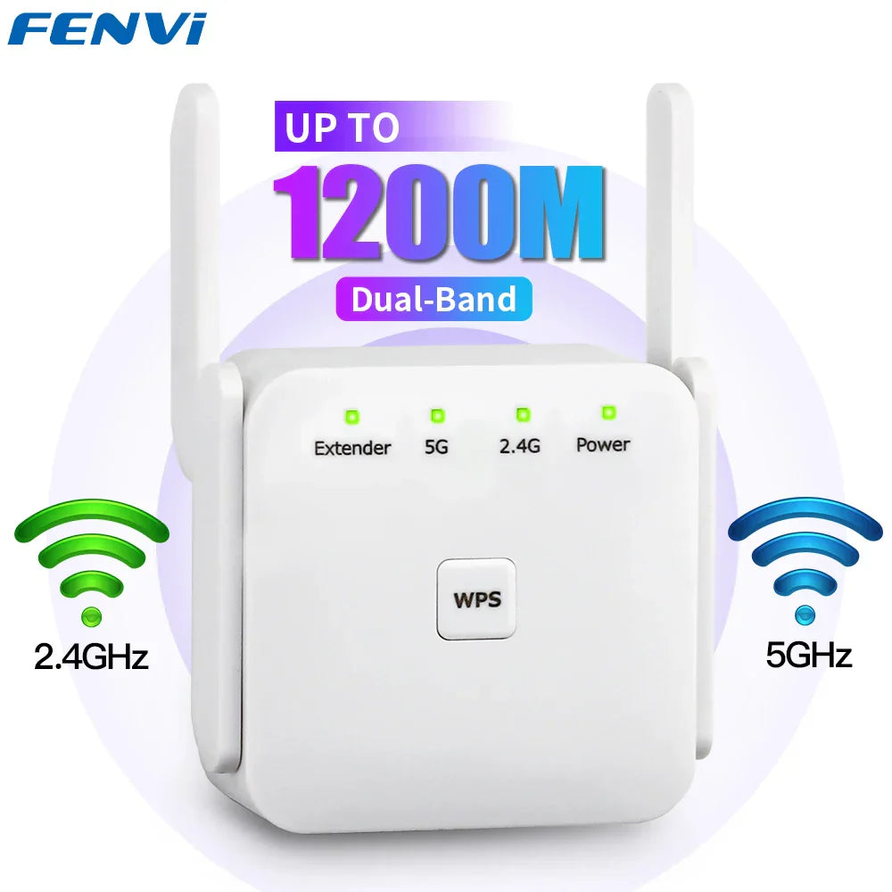 5Ghz WiFi Repeater AC1200 Wi-Fi Booster WiFi Extender