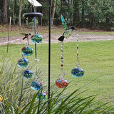 Anti-fade Hummingbird Feeders Bird Feeder With Wind Chimes