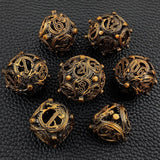 7PCS/SET DND Metal Dice Set Three-dimensional Flying Dragon