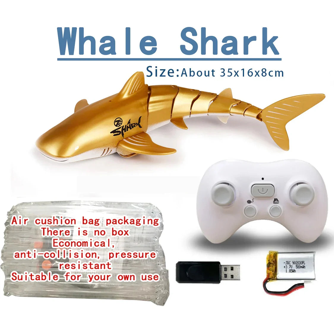 Robot Whale Shark Toy Kids Snake Remote Control