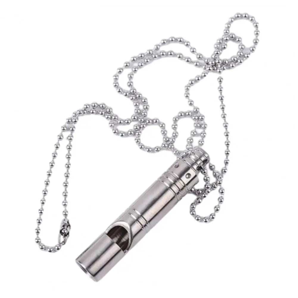 Safety Whistle Compact Alloy Emergency Whistle with High-decibel