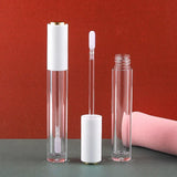 Clear Wand Lip Gloss Tube White cap 4ml