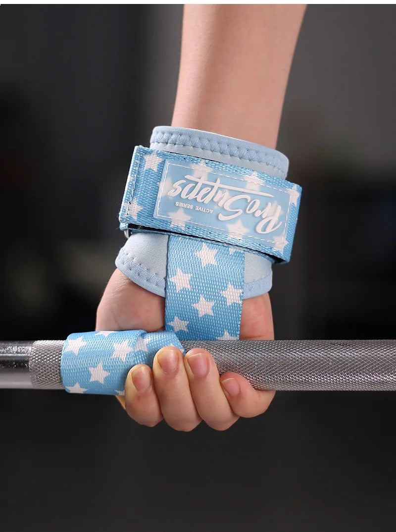 Gym Wrist Straps Weightlifting Bodybuilding Powerlifting Strength Training