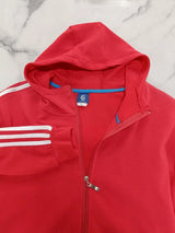 Red Black Grey Color Zip Up Hoodies 95%