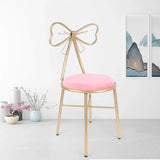 Luxury Minimalist Makeup Vanity Stool Butterfly Backrest Chair