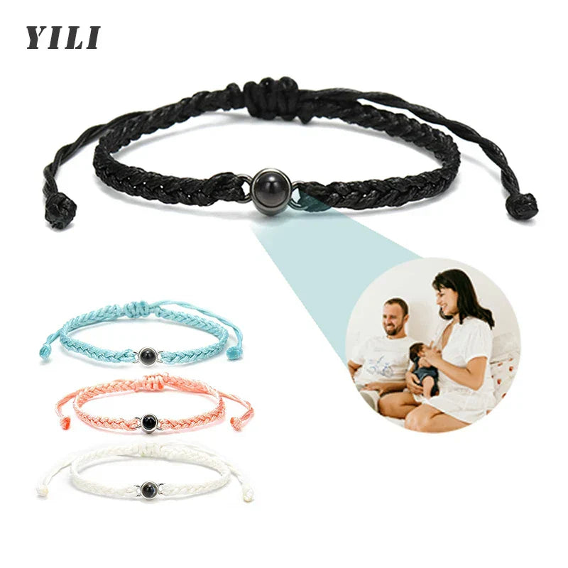 Custom Bracelets with Picture inside Customized Projection Bracelets