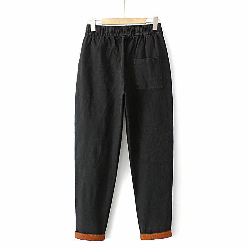Plus Size Jeans Womens Clothing Fall Letter Print