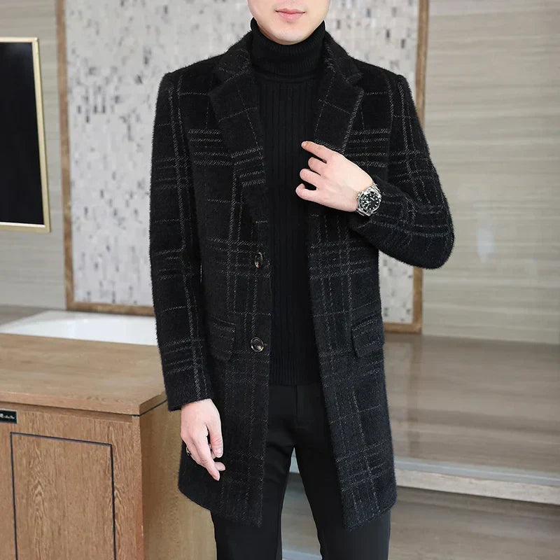 2023 High-end Feel Men Fashion Handsome All Woolen