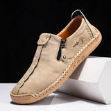 Handmade Leather Men Shoes Casual Slip on Loafers