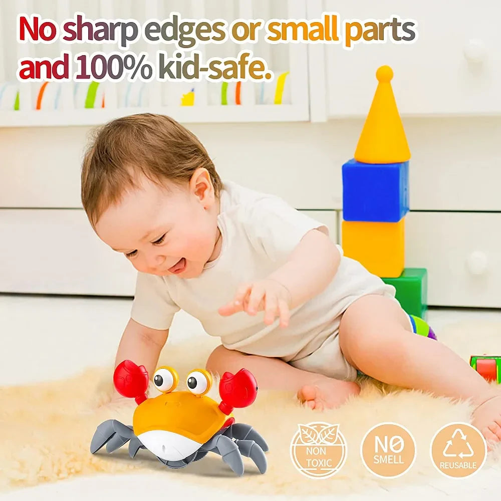 Interactive Crab Toy for Babies Creative Crawling Crab