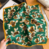 100 Real Silk Square Scarves Women Bandana High