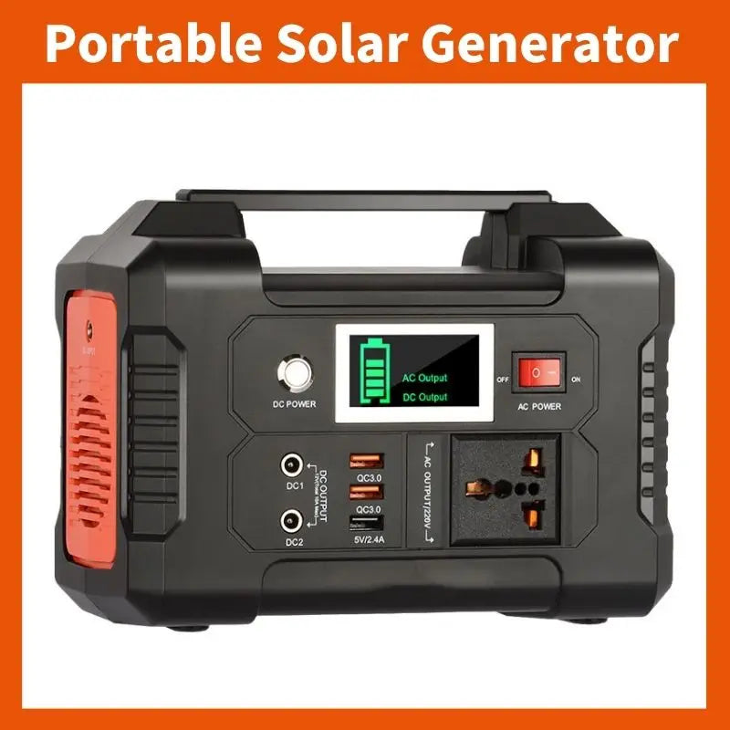 200W Solar Generator Solar Battery Charger 220V 110V