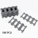 City Train Track Building Block Set 100PCS Soft