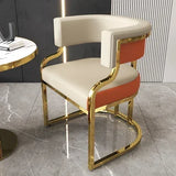 Hotel Makeup Chair Metal Floor Aesthetic Nordic Garden