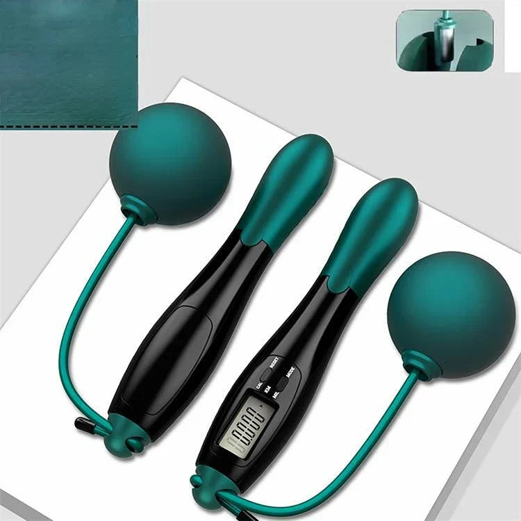 Counting Jump Rope Ball Steel Jumping Fitness PVC