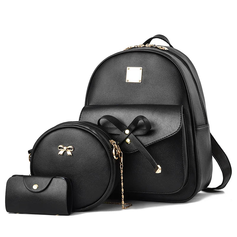 2024 New Women Backpack High Quality Soft Leather