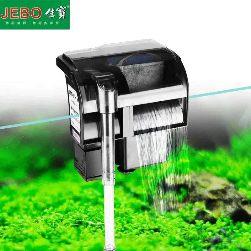 JEBO Aquarium Filter External Hang Up Filter Water