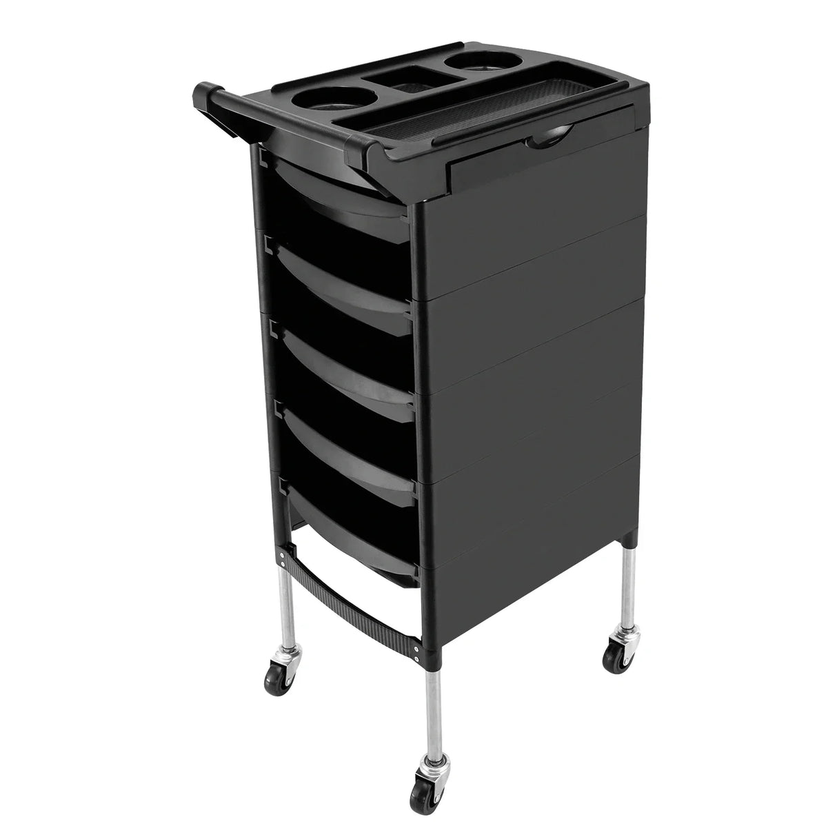 Salon Trolley with Handle and Rolling Wheels 5