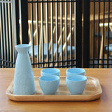 Glasses of Wine Set Sake Home Brewing Wine