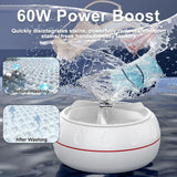 Mini Ultrasonic Washer for Baby Clothes Portable Turbo