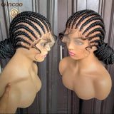 36 Cornrow Twisted Braided Wigs Ombre Blonde Passion