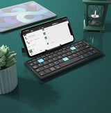 BOW Foldable Bluetooth Keyboard Rechargeable Keyboard Mini Folding