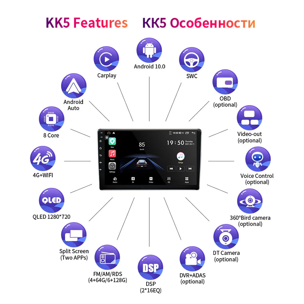 EKIY KK5 Android Radio For Hyundai Getz Multimedia