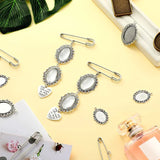 Wedding Boutonniere Bouquet Photo Memorial Charm Pin Round
