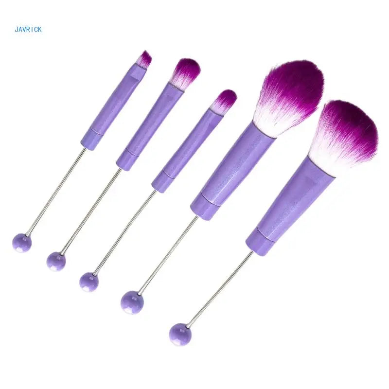5pcs Jewelry Beaded DIY Eye Brush Detachable Beads