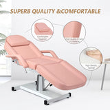 OmySalon Hydraulic Facial Bed Massage Table, Multi-Purpose 3-Section