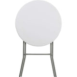 Round Plastic Bar Height Folding Event Tables, Set