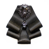 Men's Bow Tie Rhinestone Ribbon British Business Banquet