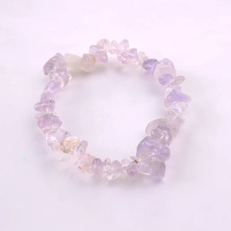 Stretch Natural 5-8mm Chips Bead Bracelet Healing Crystal