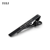 Personalized Engraved Tie ClipCufflinks for Men Customized DIY