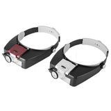 Head-Mounted Magnifier LED Illumination 1.5X 3X 8.5X 10X