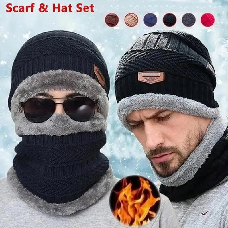 Winter Men's Beanie Knitted Hat Winter Hat Beanie Hat Women's For Helmets For Motorcycles Snowmobile Gears Blaclava