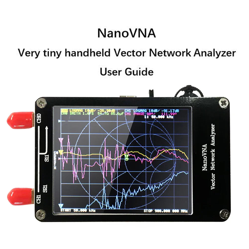 Nano-VNA Vector Network Analyzer 50KHz-900MHz Standing Waves Shortwave