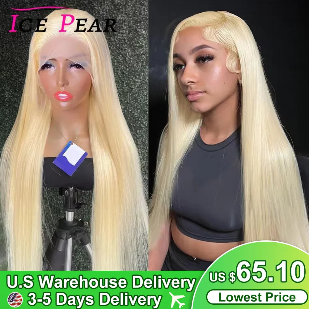 Blonde Lace Front Human Hair Wig 13x6 HD