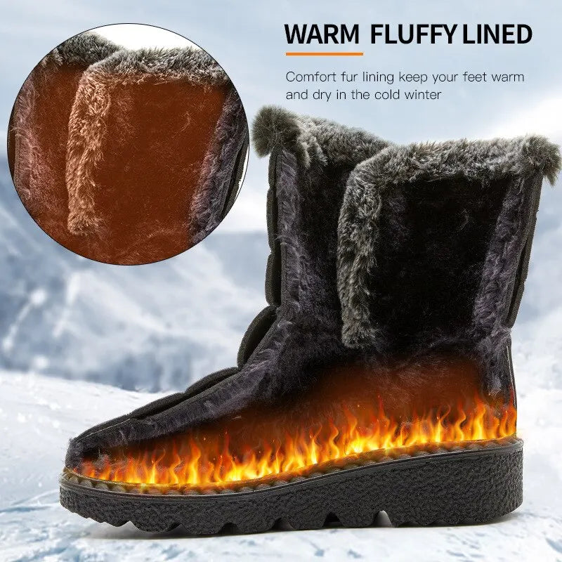 Waterproof Winter for 2023 New Faux Fur Long